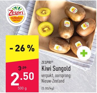 ALDI Zespri kiwi sungold 500g aanbieding