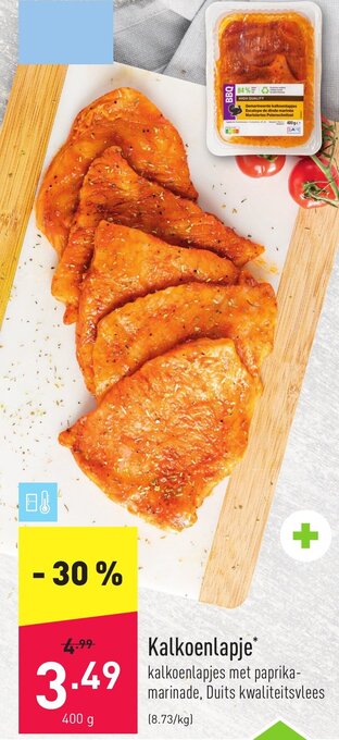 ALDI Kalkoenlapje 400g aanbieding