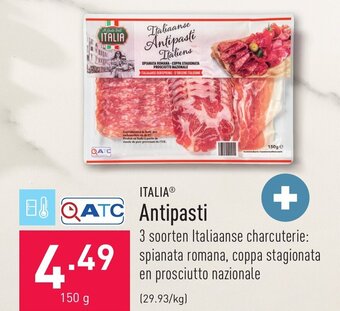 ALDI Italia antipasti 150g aanbieding