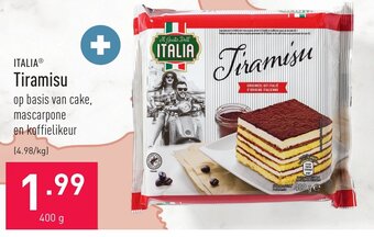 ALDI Italia tiramisu 400g aanbieding