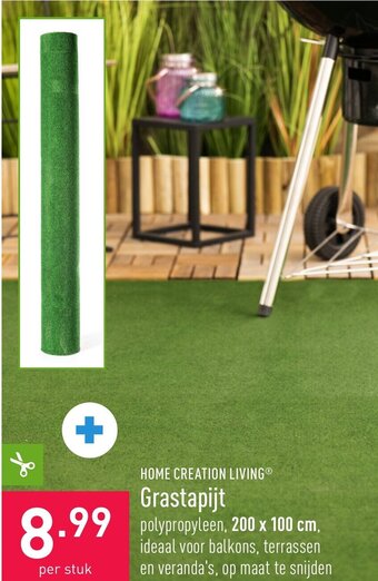 ALDI Home creation living grastapijt aanbieding