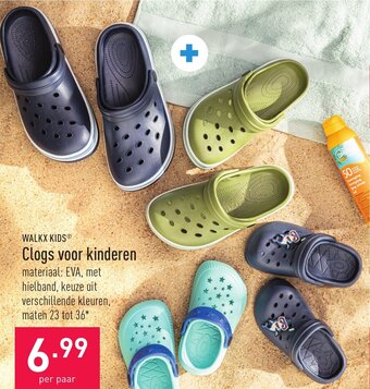 ALDI Walkx kids clogs voor kinderen aanbieding