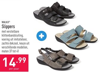ALDI Walkx slippers aanbieding