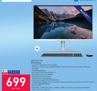 ALDI Medion akoya E27301 all-in-one-pc aanbieding
