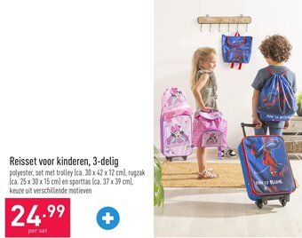 ALDI Reisset voor kinderen. 3-delig aanbieding