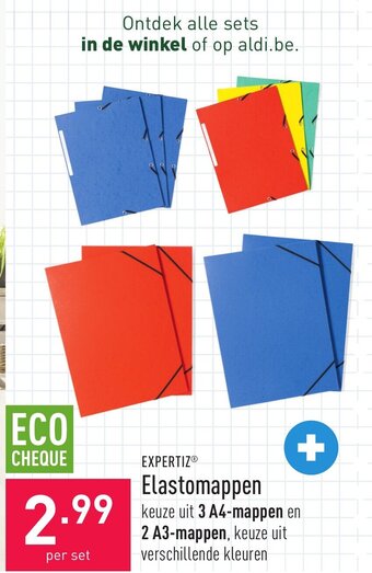 ALDI Expertiz elastomappen aanbieding