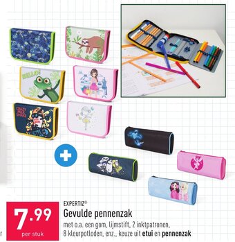 ALDI Expertiz gevulde pennenzak aanbieding