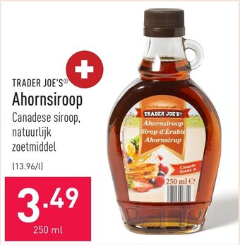 ALDI Trader joe's ahornsiroop 250ml aanbieding