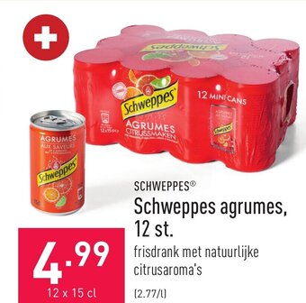ALDI Schweppes agrumes, 12 st. aanbieding