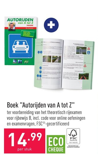 ALDI Boek "autorijden van A tot Z" aanbieding