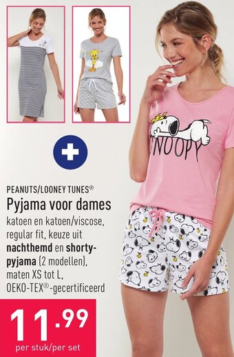 ALDI Pyjama voor dames aanbieding