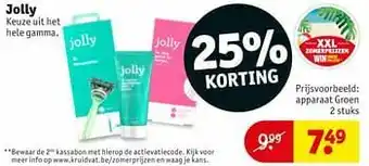 Kruidvat Apparaat groen aanbieding