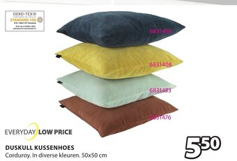 Jysk Duskull Kussenhoes 50x50 cm aanbieding