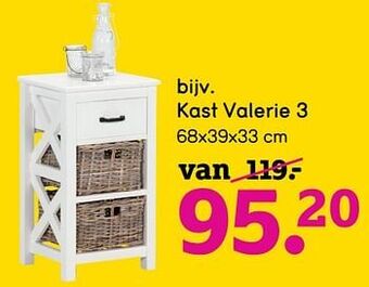 Leen Bakker Kast valerie 3 aanbieding