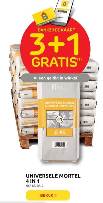 Universele mortel 4 in 1