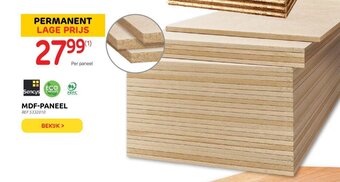 Brico Mdf-paneel aanbieding