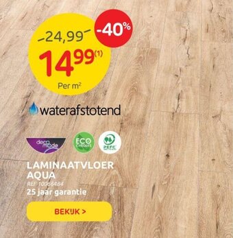 Brico Laminaatvloer aqua aanbieding