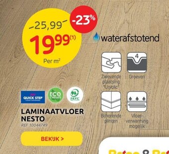 Brico Laminaatvloer nesto aanbieding
