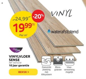 Brico Vinyvloer sense aanbieding
