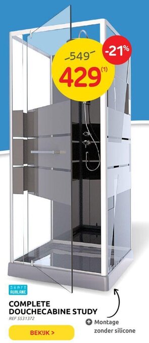 Brico Complete douchecabine study aanbieding