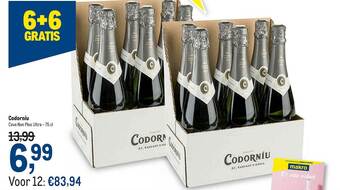 Makro Codorniu aanbieding