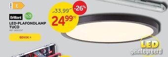 Brico Led-plafondlamp tuco aanbieding