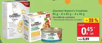 Maxi Zoo Gourmet Nature's Creations aanbieding