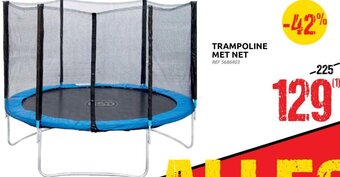 Brico Trampoline met net aanbieding