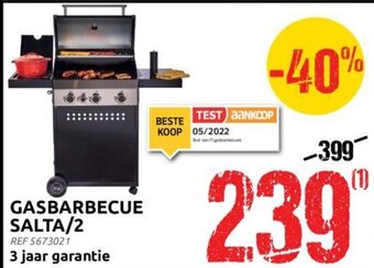 Brico Gasbarbecue salta/2 aanbieding