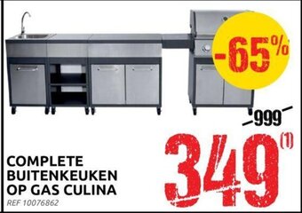 Complete buitenkeuken op gas culina