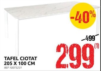 Brico Tafel ciotat 205 x 100 cm aanbieding