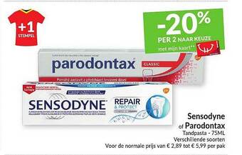 Sensodyne Of Parodontax Tandpasta 75 ml