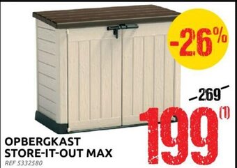 Brico Opbergkast store-it-out max aanbieding