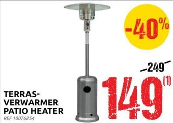 Brico Terrasverwarmer patio heater aanbieding