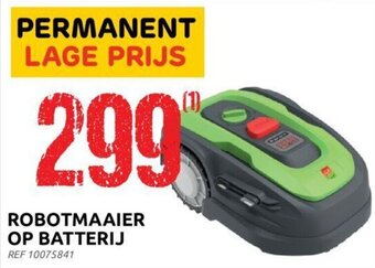 Brico Robotmaaier op batterij aanbieding