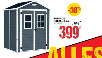 Brico Tuinhuis breteuil 65 aanbieding