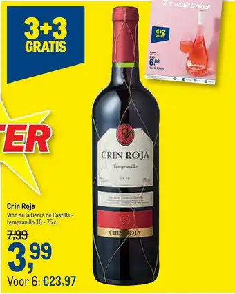 Makro Crin Roja + Gratis aanbieding