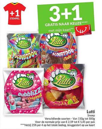 Intermarché Lutti Snoep aanbieding