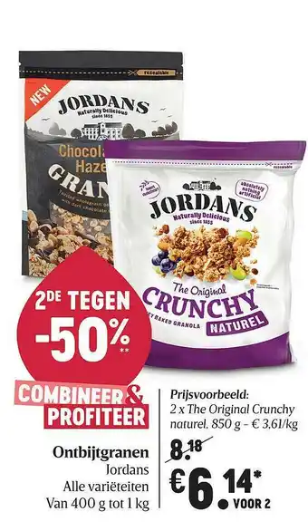 Ontbijtrganen Jordans