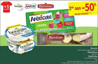 Intermarché Boursin, Paredsous Of Apéricube aanbieding