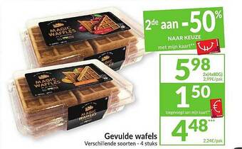 Intermarché Gevulde Wafels aanbieding