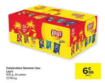 Carrefour Celebration Summer Box Lay's aanbieding