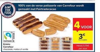 Carrefour Eclairs aanbieding