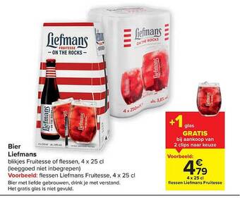 Carrefour Bier Liefmans aanbieding