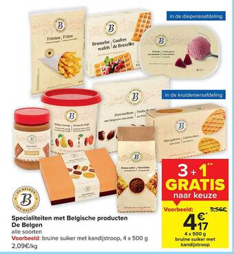 Carrefour Specialiteiten Met Belgische Producten De Belgen aanbieding