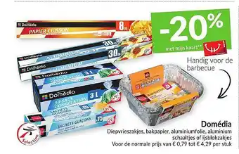 Domédia Diepvrieszakjes, Bakpapier, Aluminiumfolie, Aluminium Schaaltjes Of Ijsblokzakjes