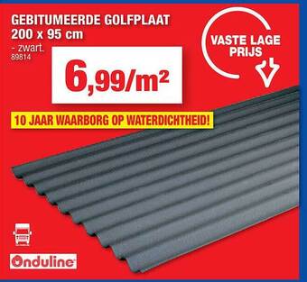 Hubo Gebitumeerde Golfplaat aanbieding