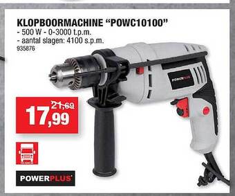 Hubo Klopboormachine aanbieding
