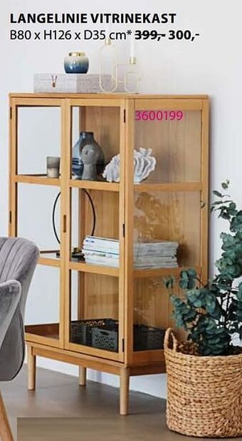 Jysk Langelinie vitrinekast aanbieding