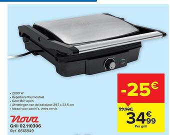 Carrefour Nova Grill aanbieding